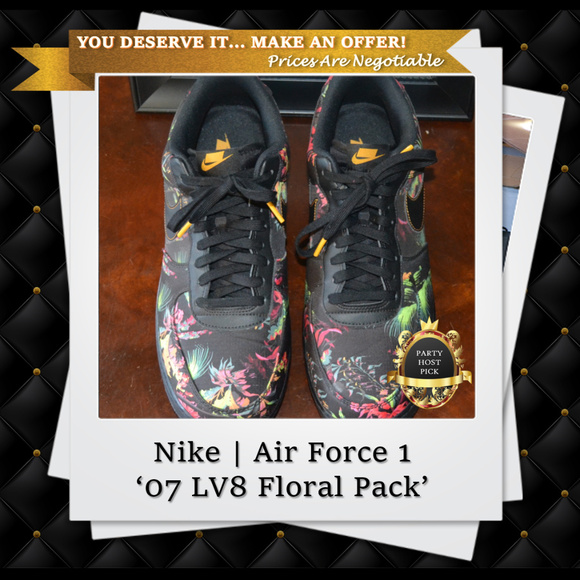 Nike Other - Air Force 1 '07 LV8 'Floral Pack' Size 13